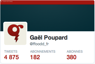 Ma carte de profil sur Twitter